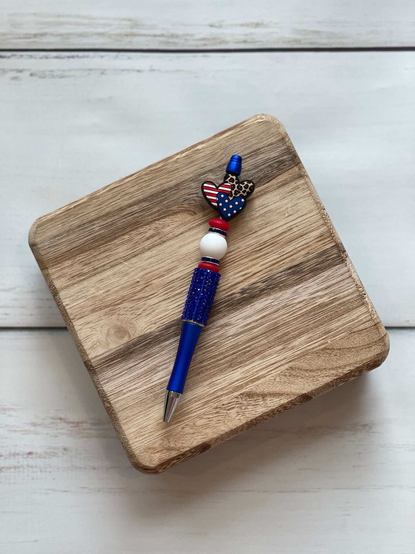 Beaded Pens - PATRIOTIC