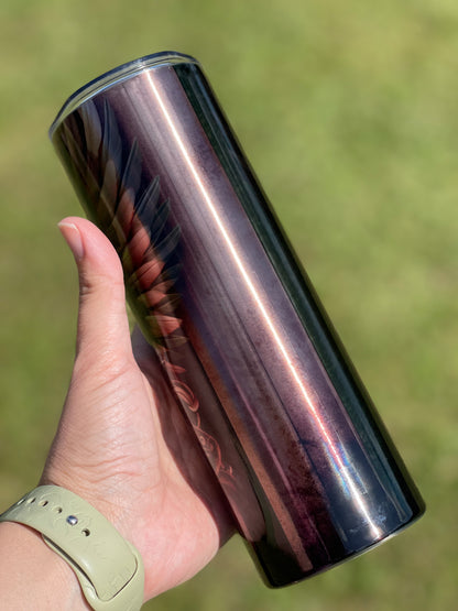 Law Enforcement Tumbler - Sheriff on Grey/Green Flag with Eagle & Badge