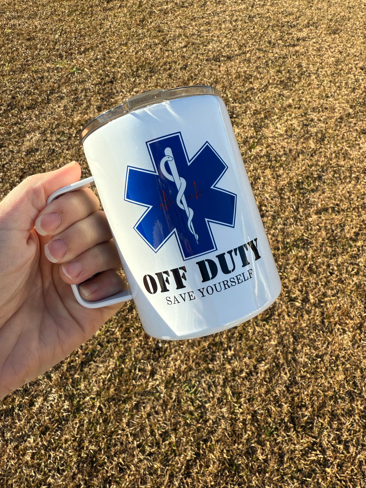 Coffee Mug - EMS - Off Duty, Save Yourself